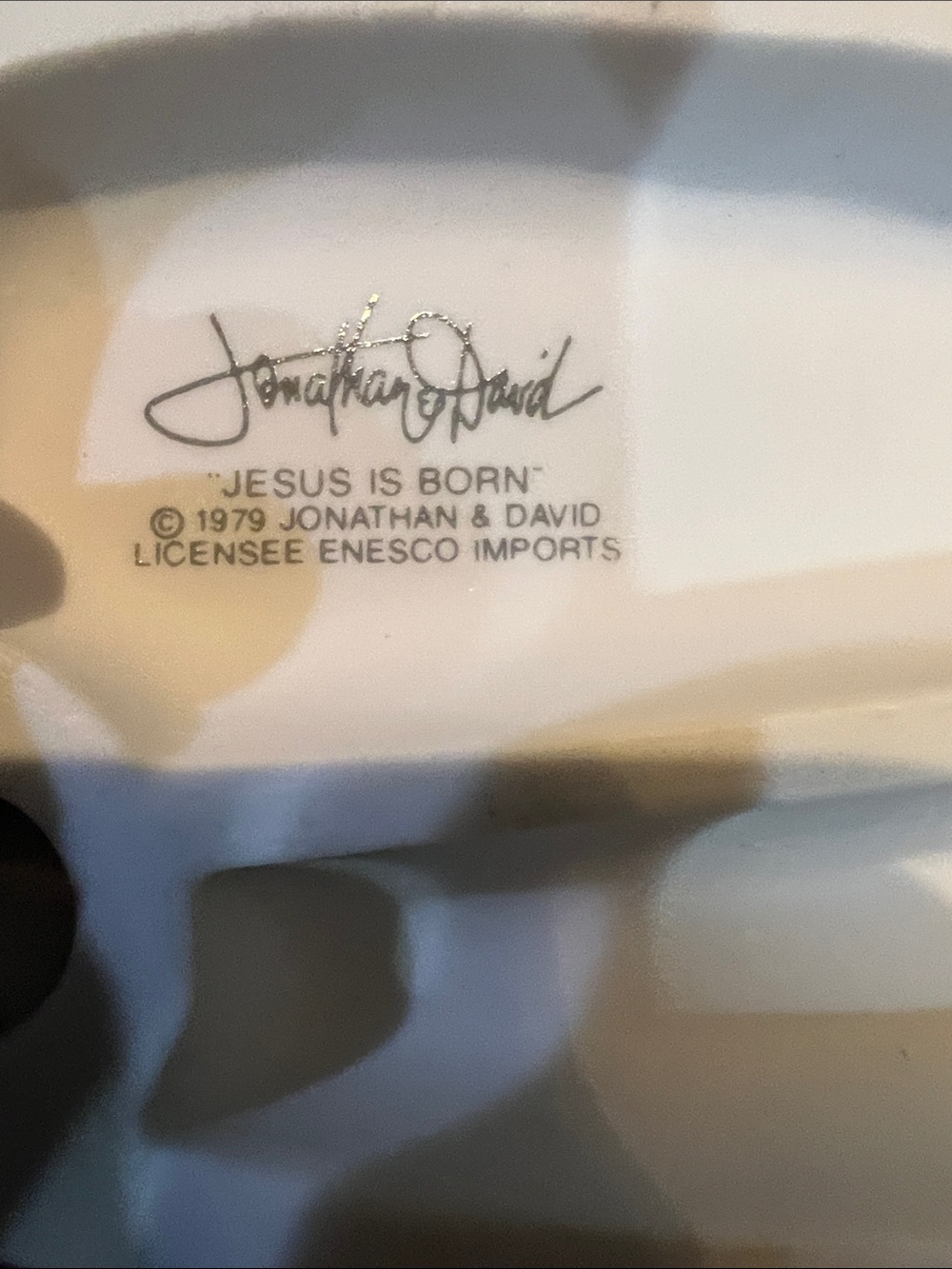 Vintage Precious Moments Nativity Figurine Collectibles-Jesus is Born. - Picture 2 of 7